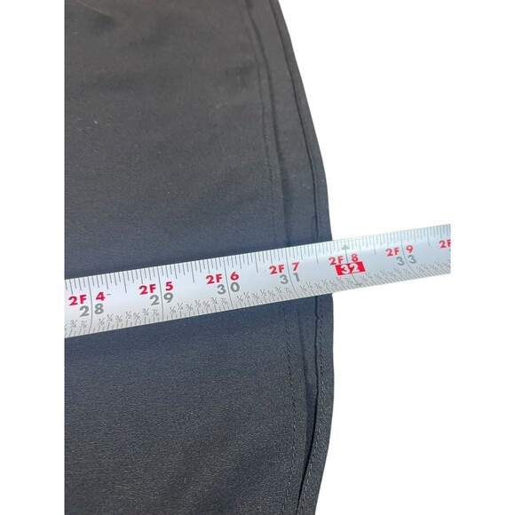 Talbots 3X Black White Houndstooth Button Top Roll Tab Sleeve Semi Sheer Tunic - Picture 10 of 14